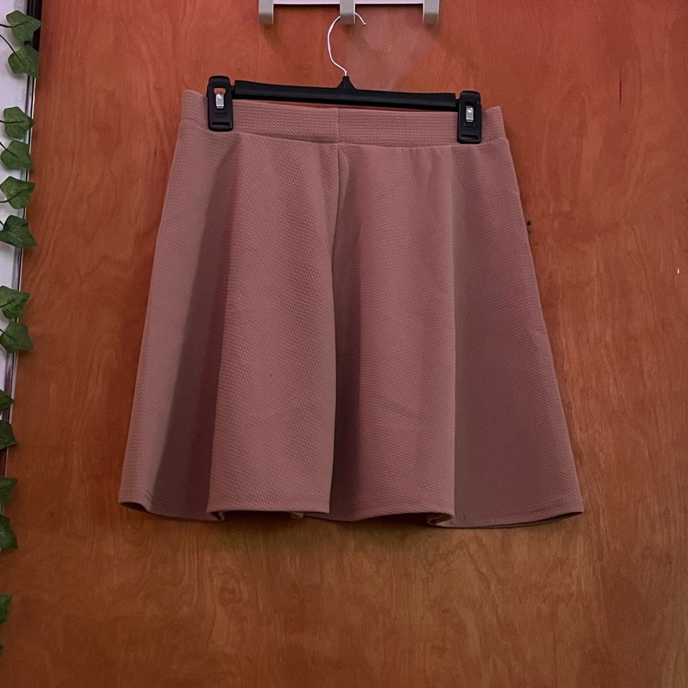 SHEIN | High-Waisted Tan Skirt